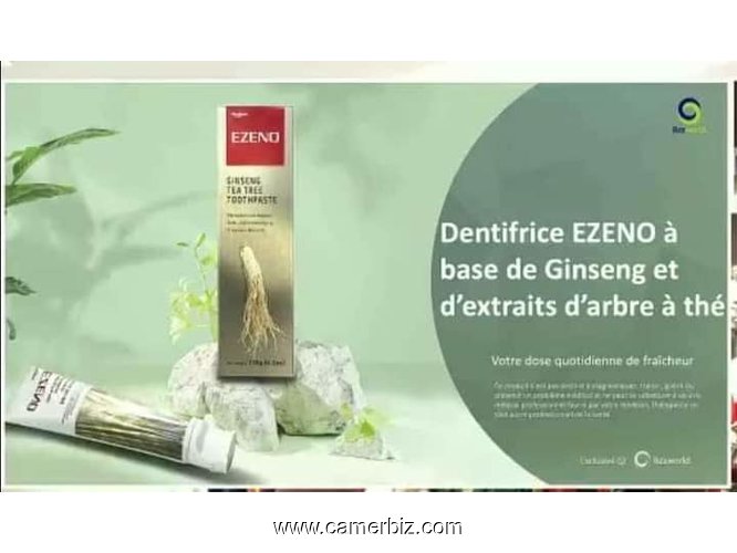 DENTIFRICE EZENO AU GINSENG ET À L ARBRE DE THÉ  - 36155