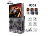 Console de jeu portable R36S avec 15.000 Jeux intégrés, 64 Go, écran de 3,5 pouces, PSP, PS1