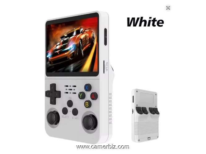 Console de jeu portable R36S avec 15.000 Jeux intégrés, 64 Go, écran de 3,5 pouces, PSP, PS1 - 36187