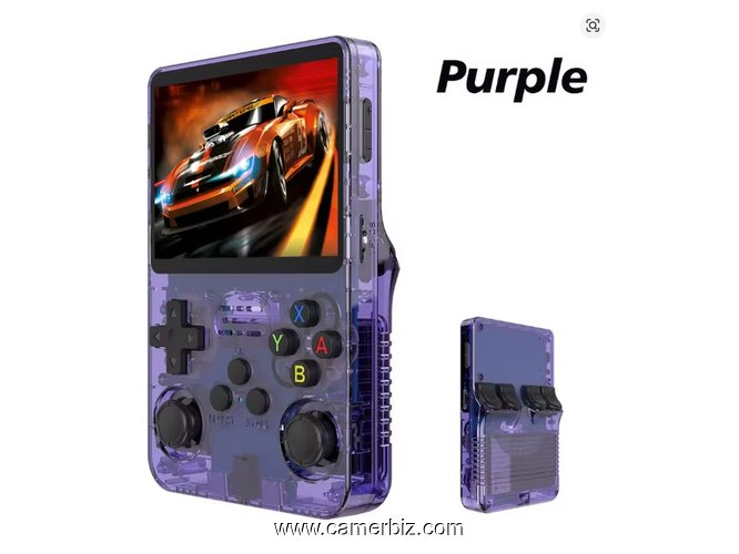 Console de jeu portable R36S avec 15.000 Jeux intégrés, 64 Go, écran de 3,5 pouces, PSP, PS1 - 36187