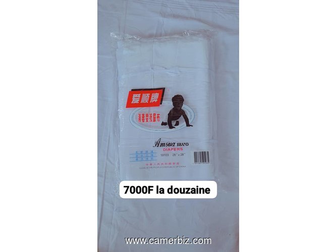 couche carré - la douzaine a 7000 - 36205