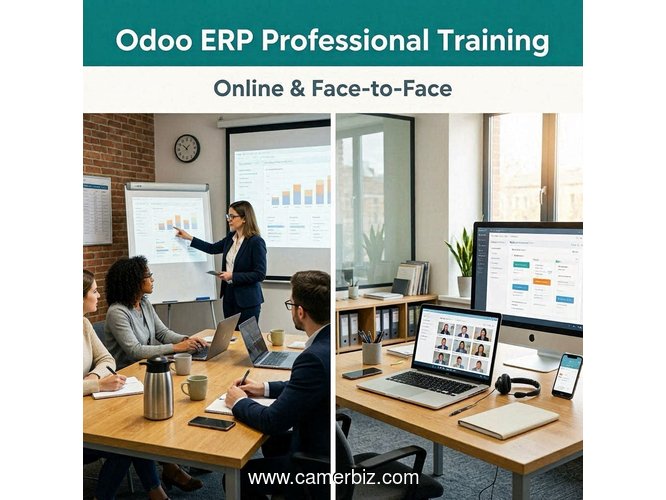 FORMATION PROFESSIONNELLE ODOO ERP – EN LIGNE ET EN PRÉSENTIEL - 36320