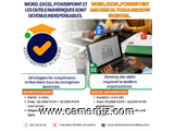 WORD, EXCEL, POWERPOINT ET LES OUTILS NUMÉRIQUES SONT DEVENUS INDISPENSABLES. 