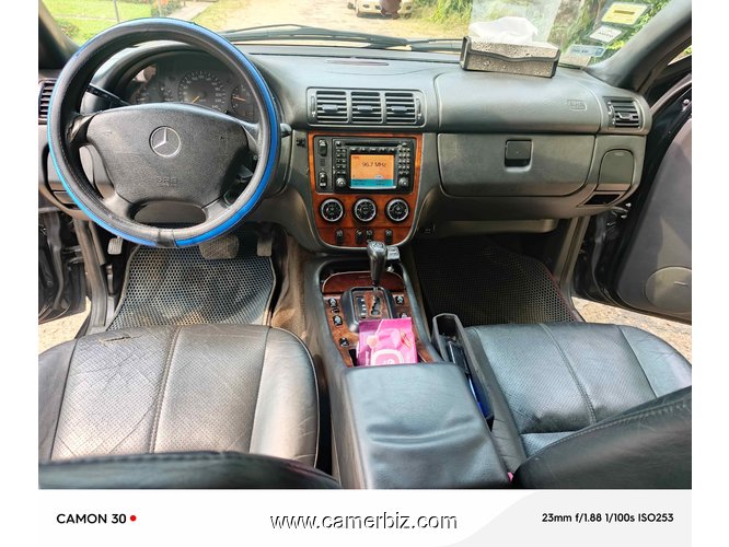 3,200,000FCFA-MERCEDES ML270 4X4WD-VERSION 2003-OCCASION DU CAMEROUN- FULL OPTION - 36347