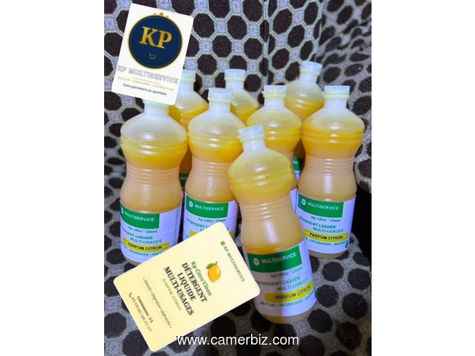 Détergent liquide multi-usages Kp Citro'Clean & Eau de javel Kp Pur'Eau - 36369