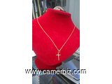 chaine en or plus medaillon a vendre - 3680