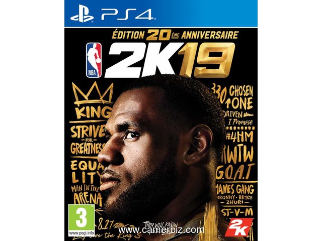 CD Jeux  NBA 2K19 Édition 20ème anniversaire version française  - 3771