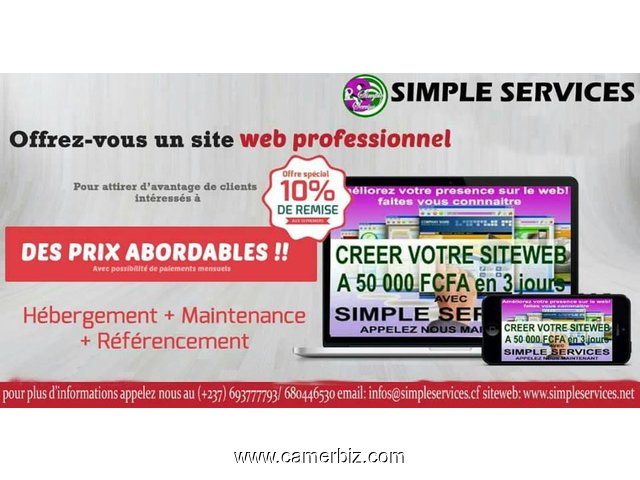 CREATION ET HEBERGEMENT DE SITES WEB - 3892