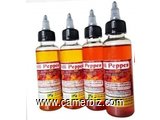 4 bouteilles de Chilli Pepper de 100ml