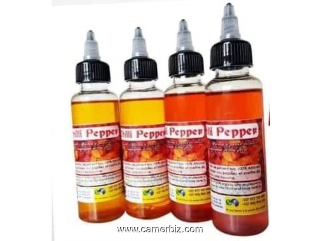 4 bouteilles de Chilli Pepper de 100ml - 3996