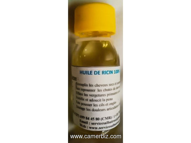 HUILE DE RICIN 100% VIERGE - 4143