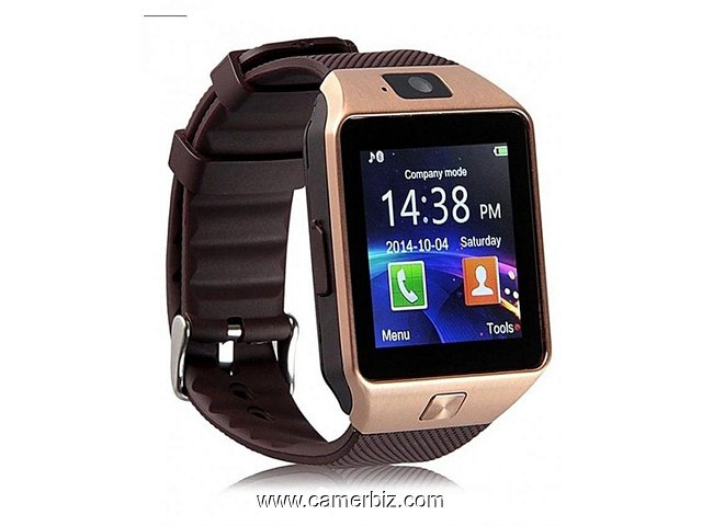 Montre Connectée DZ09 . Bluetooth montre intelligente, téléphone android caméra étanche carte SIM - 4831