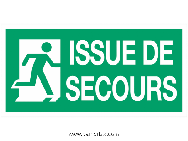 Panneau de sécurité Issue de secours  - 4917