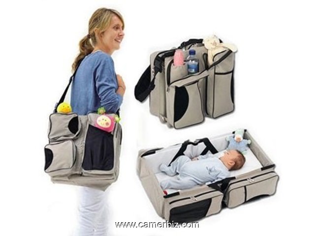 Lit et sac de voyage bebe - Sac bébé double fonctions - 4920