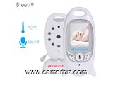 Breett® bébé moniteur vidéo 2.0"écran LCD Multifonctions Avec vision nocturne, Télécommande, Lecteur - 4930
