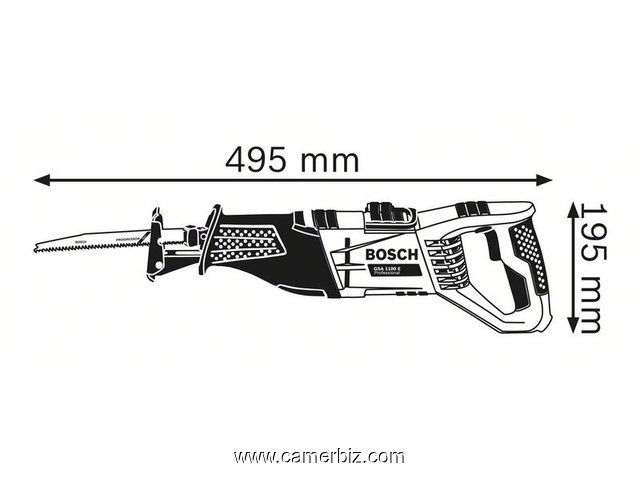 Scie sabre  GSA 1100 E Professional - 5132