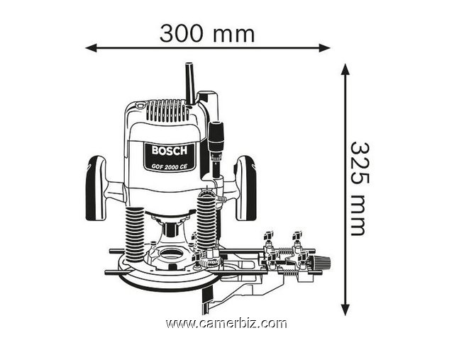 Défonceuse Bosch GOF 2000 CE Professional - 5158