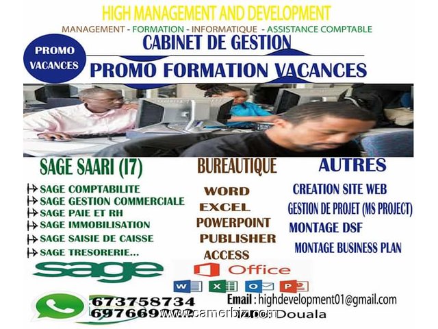 Promo formation informatique, Bureautique, Gestion/SAGE SAARI (i7) - 5335