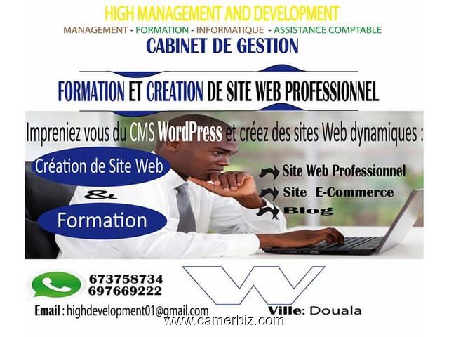 Création et Formation en création de Site Web Professionnel,E-Commerce... - 5337