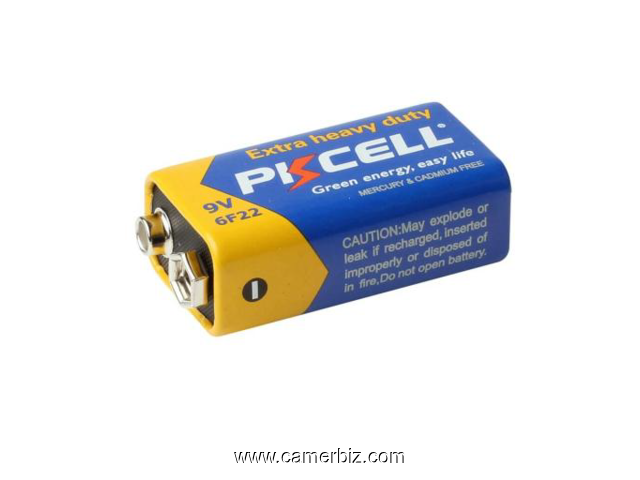 Pile d’alimentation 9Volts - 5400