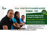 PROCHAINE DATE DES TESTS TOEIC ET TFI A PLA - 5438