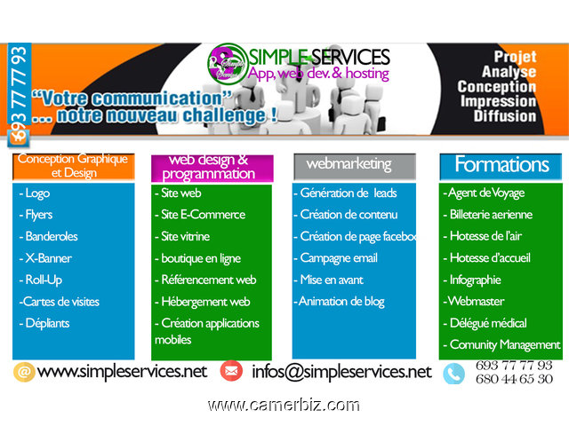 CONCEPTION DES SITES WEB ET HERBERGEMENT WEB - 5519