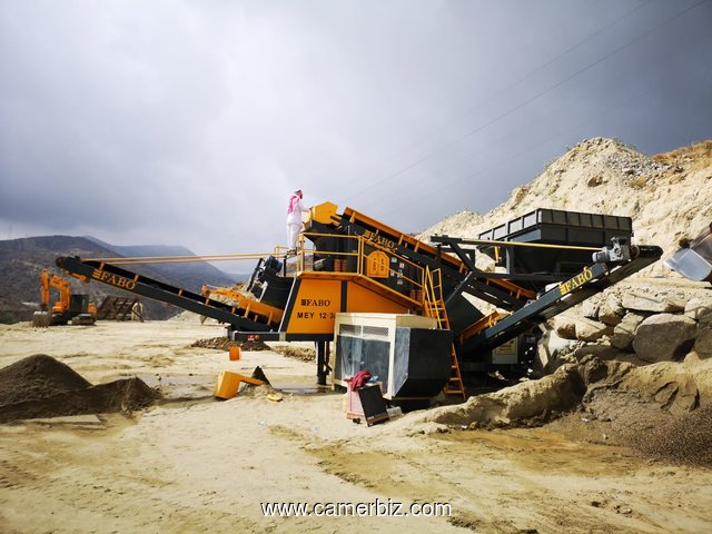 TECHNOLOGIE DE POINTE INSTALLATION DE CRIBLAGE ET DE LAVAGE DU SABLE - 5562