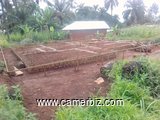 A plot with a G+1 storey building foundation - 5591