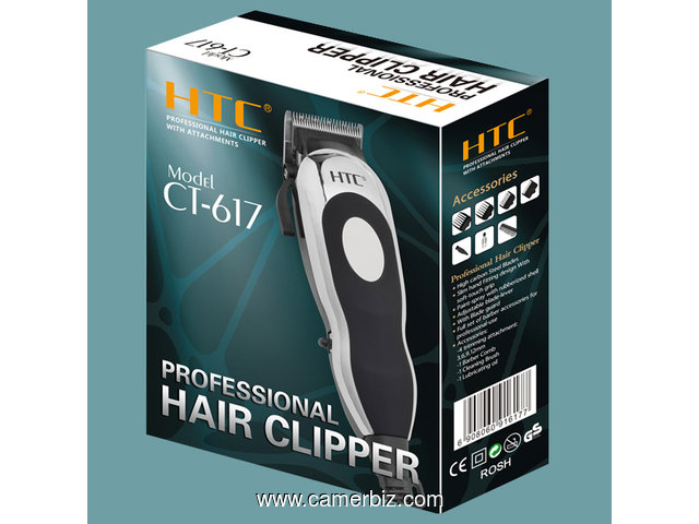 HTC puissant tondeuse à cheveux équipement de coiffeur CT-617 - 5603