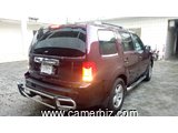 15,900,000FCFA-HONDA PILOT 4X4WD-VERSION 2010-OCCASION DES ETATS UNIS-8PLACES-FULL OPTION - 5709