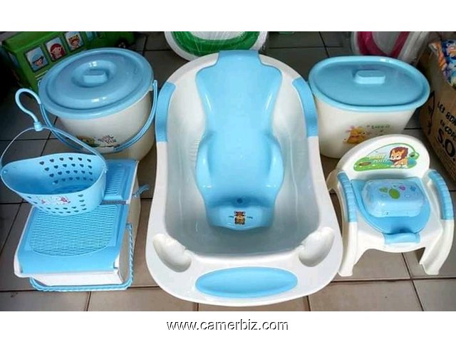 Ensemble Bassine Bebe Disponible En Bleu Rose Vert Ou Orange Layette Equipement Bebe Douala Cameroun Camerbiz Com