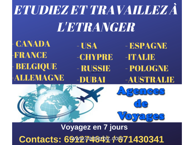 OPPORTUNITY TO TRAVEL FOR EUROPE IN 5 DAYS 200% garanted ENTER EUROPE IN LESS THAN 7 DAYS STUDY IN T - 5824