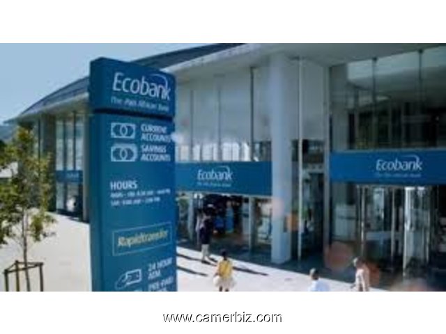 CADRE COMMERCIAL BANCAIRE chez ECOBANK S.A à Douala - 5958