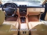 3,9 00,000FCFA-MERCEDES ML320-VERSION 2001-OCCASION D’ALLEMAGNE- FULL OPTION - 6098