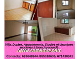 STUDIO haut standing À LOUER JOUVANCE YAOUNDÉ non loin de la route chambre + salon + douche + cuisin - 6207