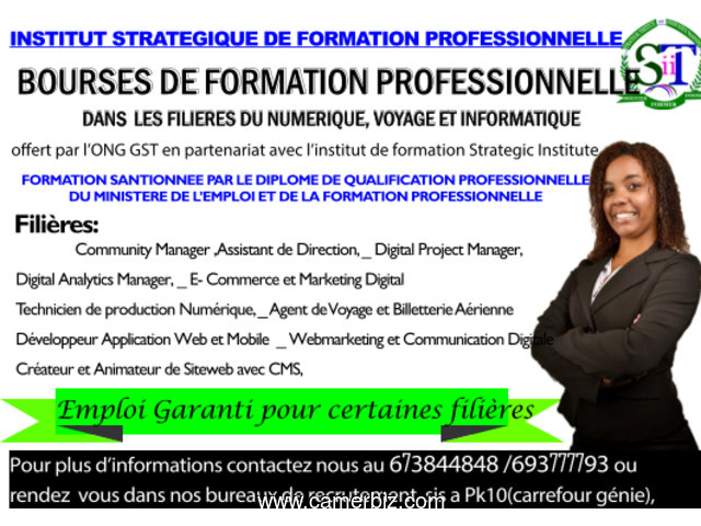 BOURSE DE FORMATION PROFESSIONNELLE - 6305