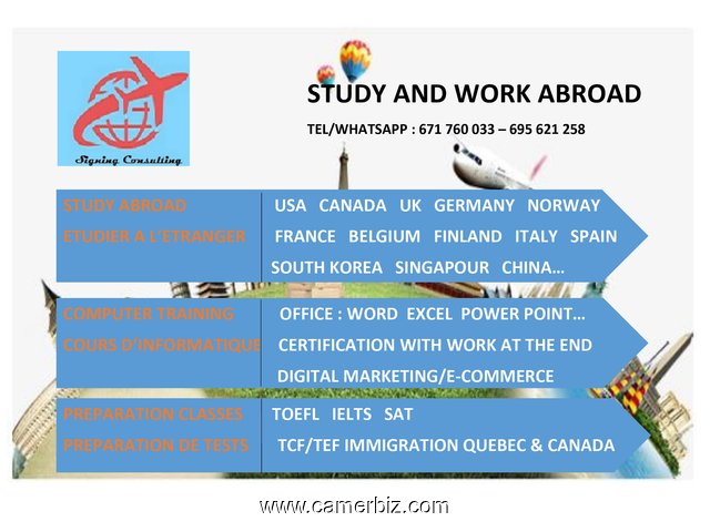 Etudiez et voyagez a l'etranger / Study and travel abroad - 6306