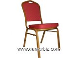 Chaise de bureau - Rouge Et Or - 6436