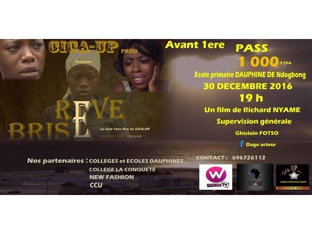 PASS CINEMATOGRAPHIE  DU FILM REVE BRISE - 657