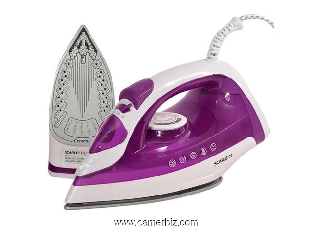 Fer A Repasser A Vapeur - SC-8827 - 1600W - Blanc Et Violet - 6594