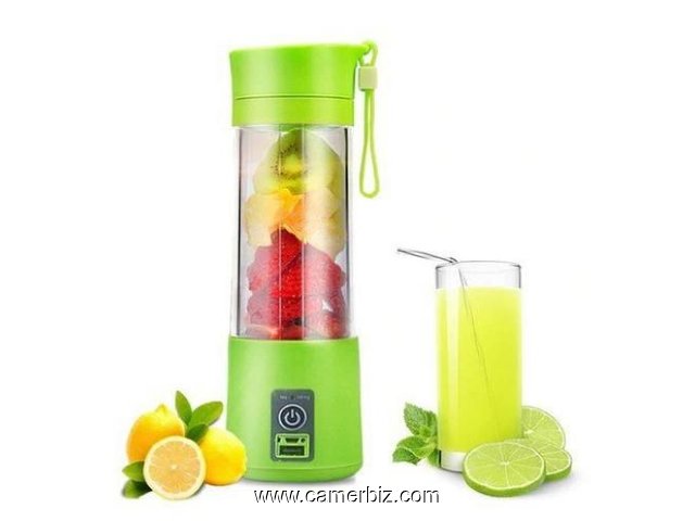 Mixeur Pour Jus De Fruit Personnel Avec Chargeur USB De Poche - Vert - 6629