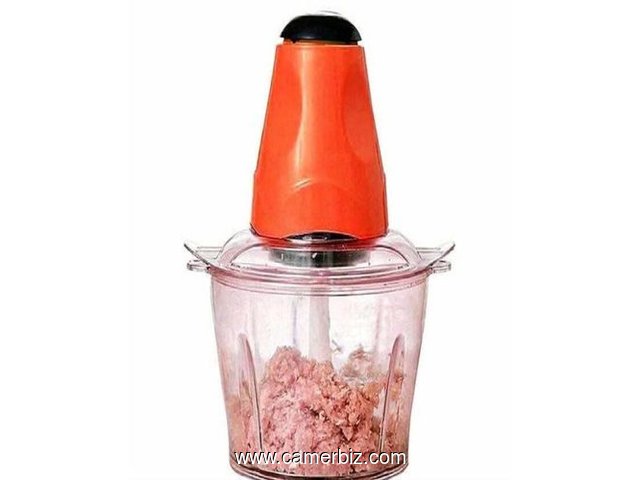 Hachoir A Viande Electrique Multifonction, Eminceur a Légume - 1.5l - Rouge - 6639