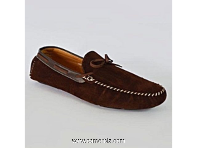 Mocassins En Daim - Marron - 6654