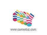 Lot De 12 Paires De Chaussettes En Coton - Multicolore - 6710