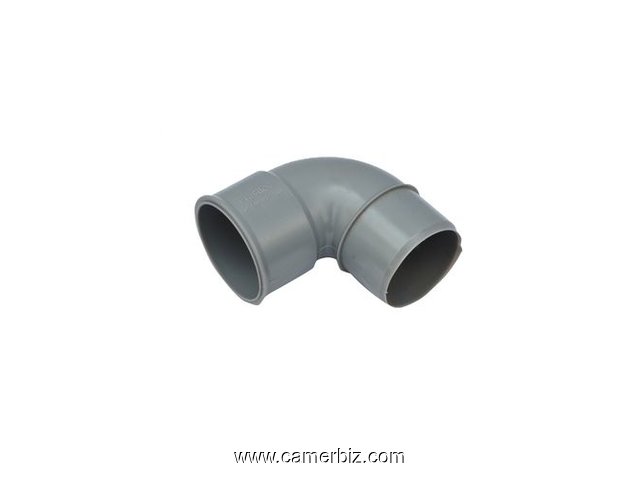 Coude PVC - 50-87°30' - Gris - 6782