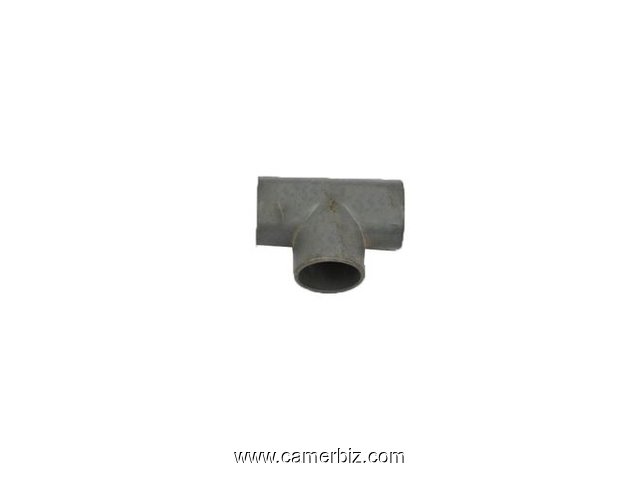 Té PVC-U - Diamètre 32-90° - Gris - 6786