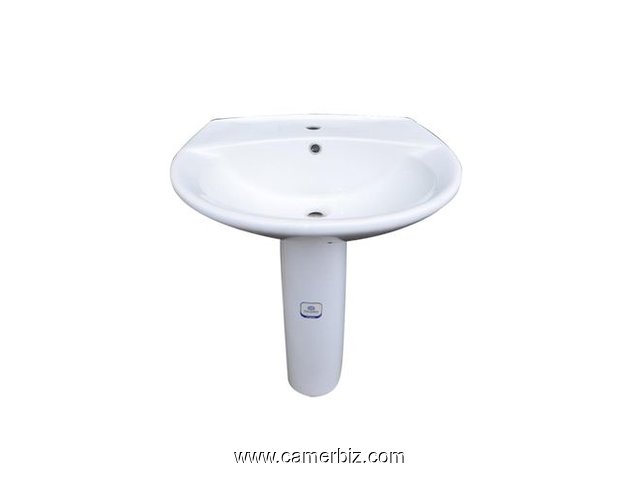 Lavabo + Colonne Universelle CLIZIA - Blanc - 6809