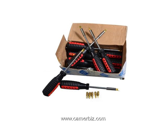 Set De 12 Tournevis A 6 Tête - 6888