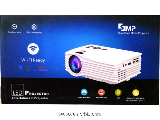 Vidéo Projecteur SMP, HD LED WiFi  UNIC, SMP10c, 60 W - 7010