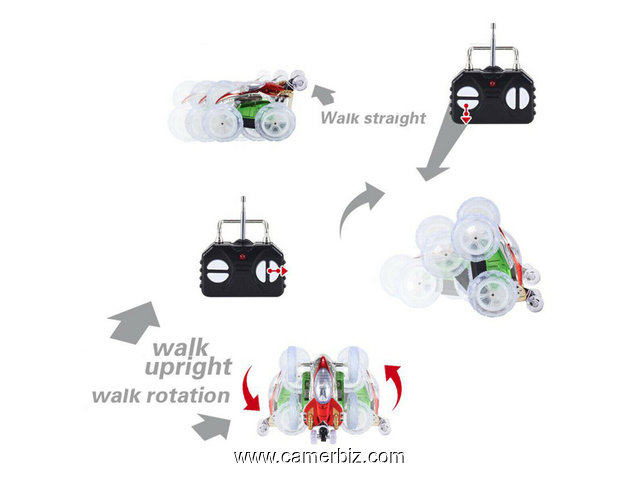 Voiture télécommandée acrobatique. Sport. Avec lumieres clignotante et musique. Grand modèle - 7246